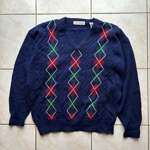 Vintage Wool Cable Knit Sweater Vest